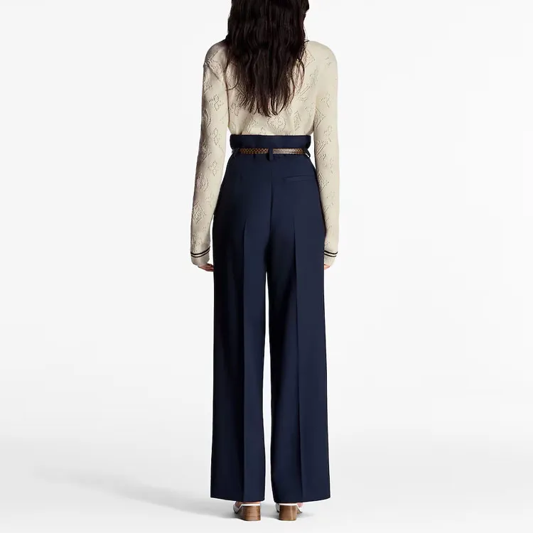 LOUIS VUITTON SS25 Casual Pants Women's Blue-2