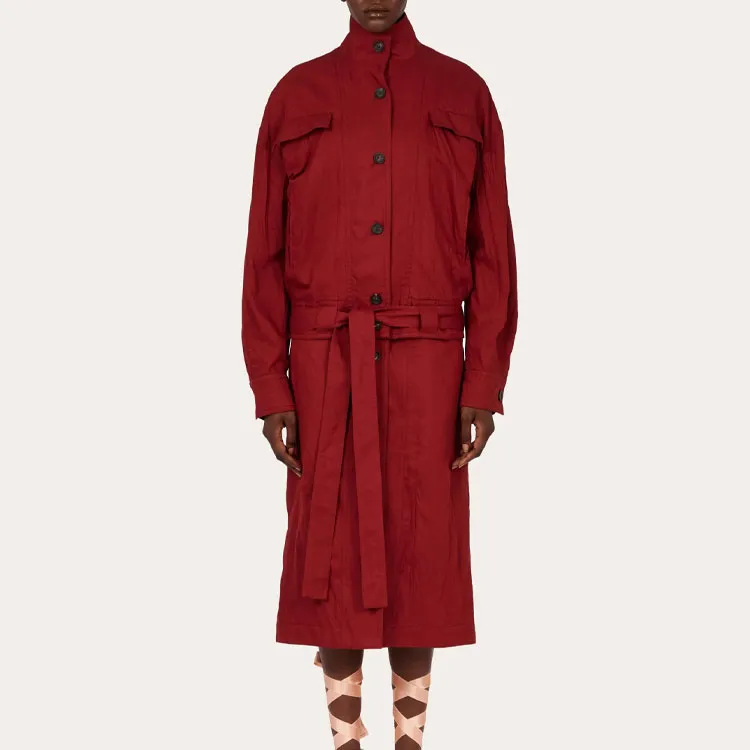 Ferragamo Belted Duster Coat-1