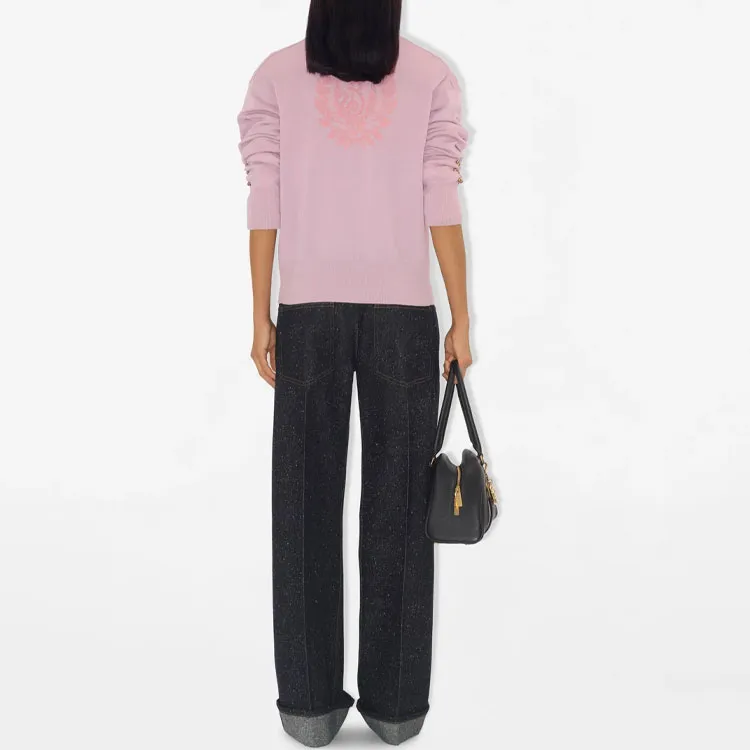 Burberry SS25 Sweater Women's Sunrise Color-2