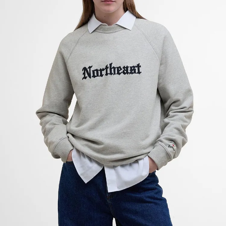 BARBOUR x NOAH Sweatshirt Unisex Gray-4