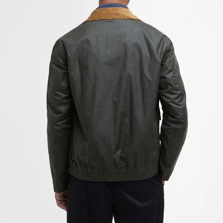 BARBOUR Newbury Contrasting collar Utility Jacket-2