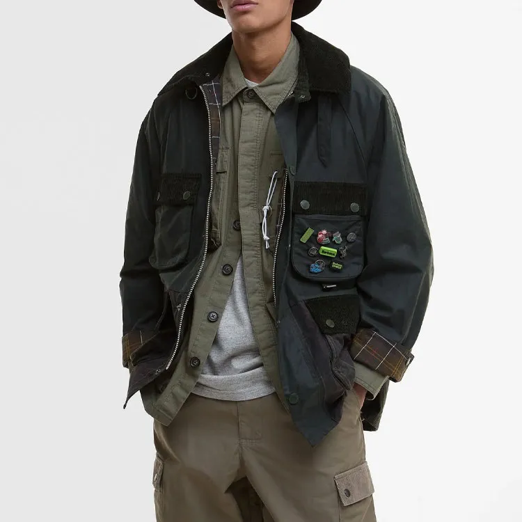 BARBOUR x Crocs Jackets & Coats Unisex Green-1