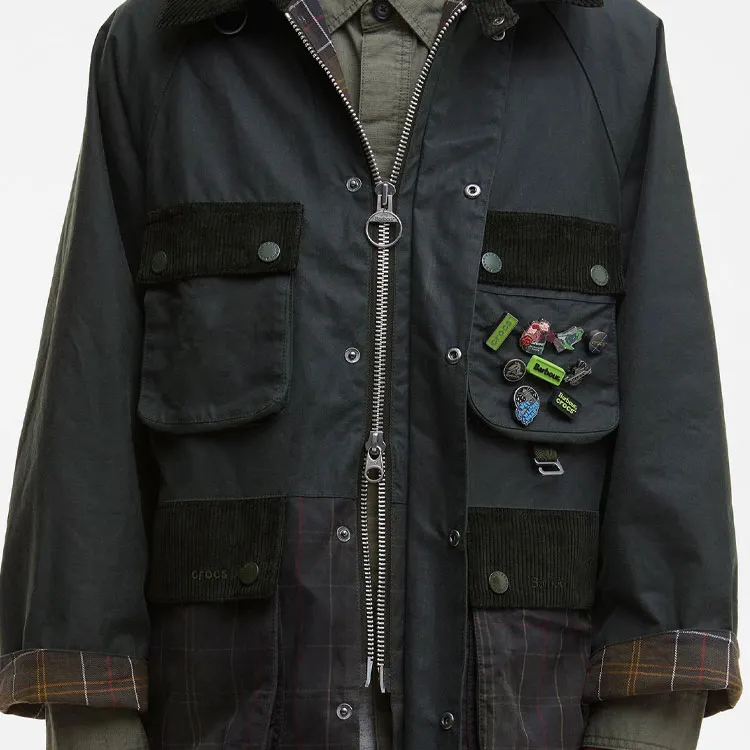 BARBOUR x Crocs Jackets & Coats Unisex Green-7