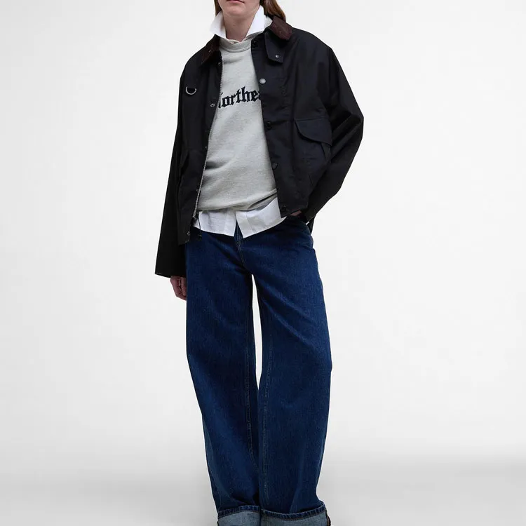 BARBOUR x NOAH Sweatshirt Unisex Gray-5