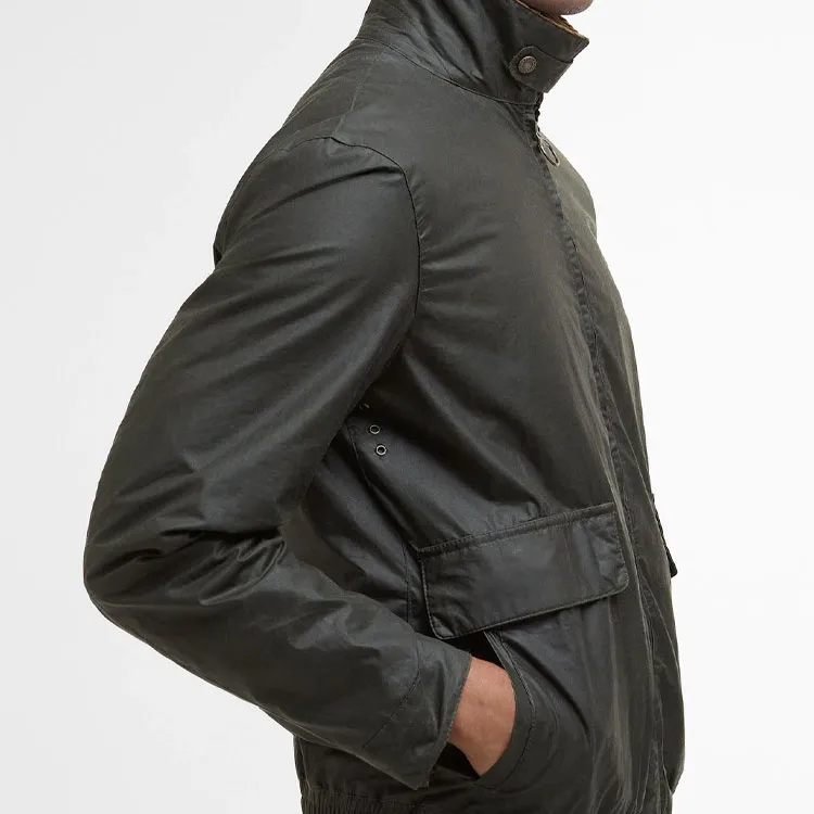 BARBOUR Newbury Contrasting collar Utility Jacket-4
