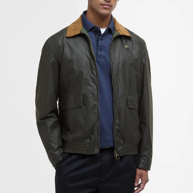 BARBOUR Newbury Contrasting collar Utility Jacket-3