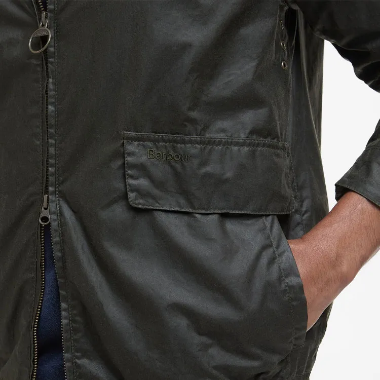 BARBOUR Newbury Contrasting collar Utility Jacket-6