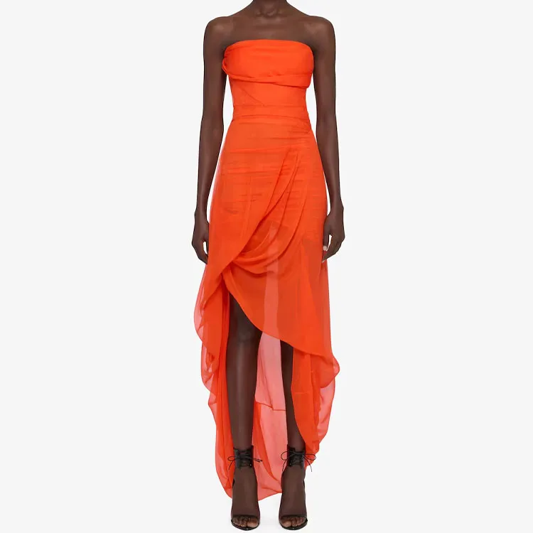 Givenchy Sleeveless Dress Women's Orange-1