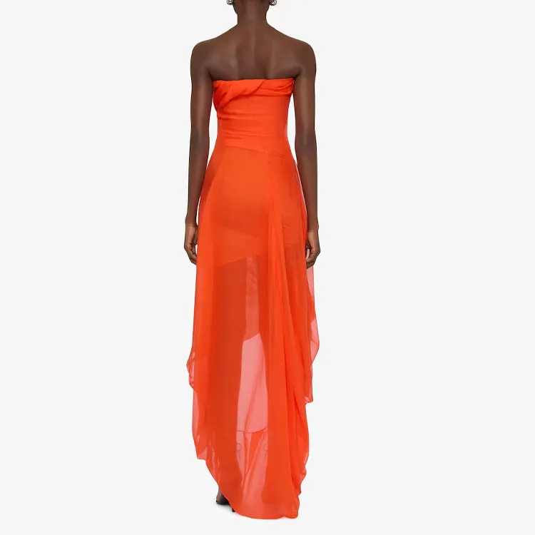 Givenchy Sleeveless Dress Women's Orange-2