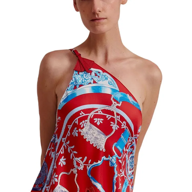 HERMES Slip Dress Women's Multicolor-3