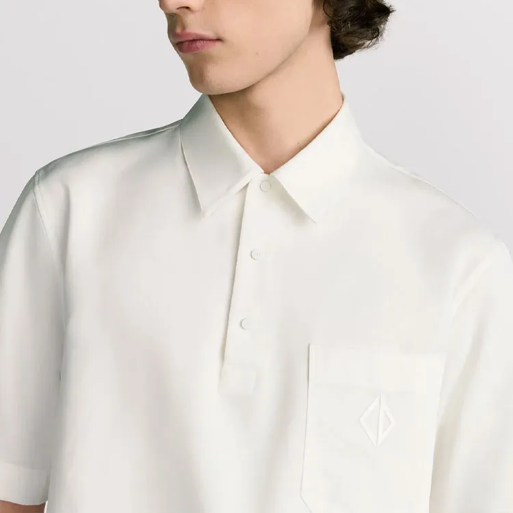 DIOR FW25 Polo Shirt Men's White-4