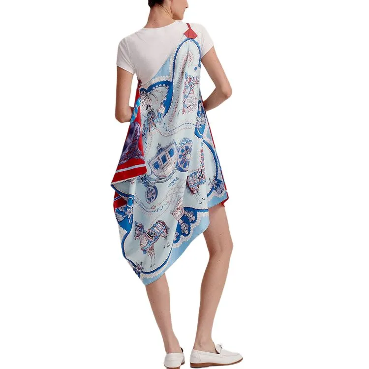 HERMES Slip Dress Women's Multicolor-2