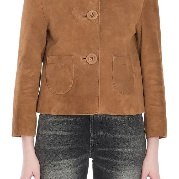 CELINE Jacket In Suede-4