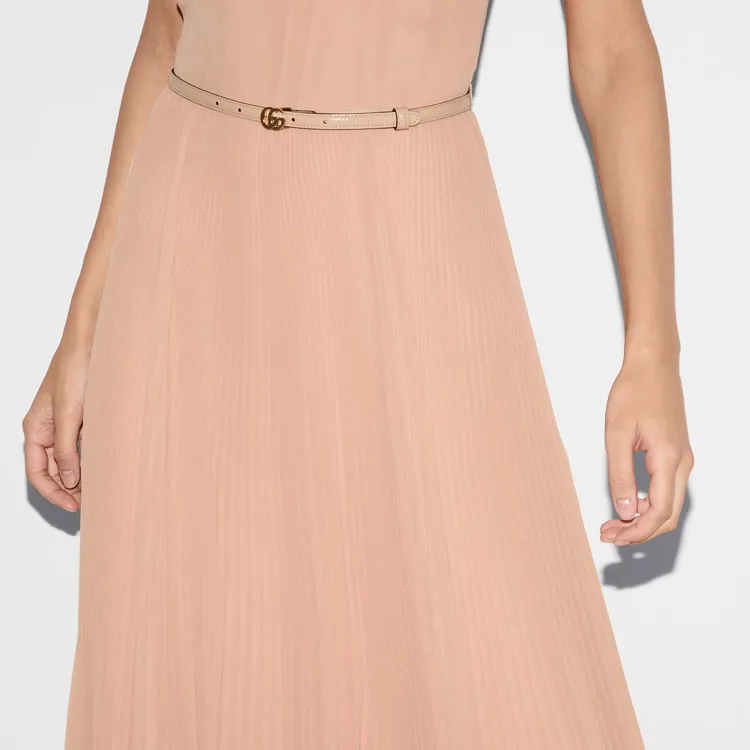 GUCCI SS25 Slip Dress Women's Peach Pink-5