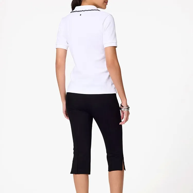 Kate Spade SS25 Polo Shirt Women's Fresh White-2