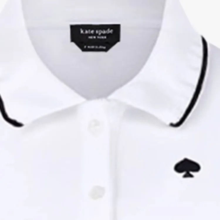 Kate Spade SS25 Polo Shirt Women's Fresh White-5