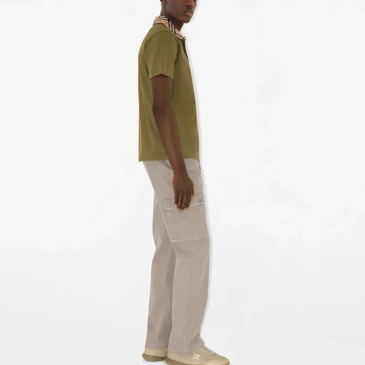 Burberry SS25 Polo Shirt Men's Green-3