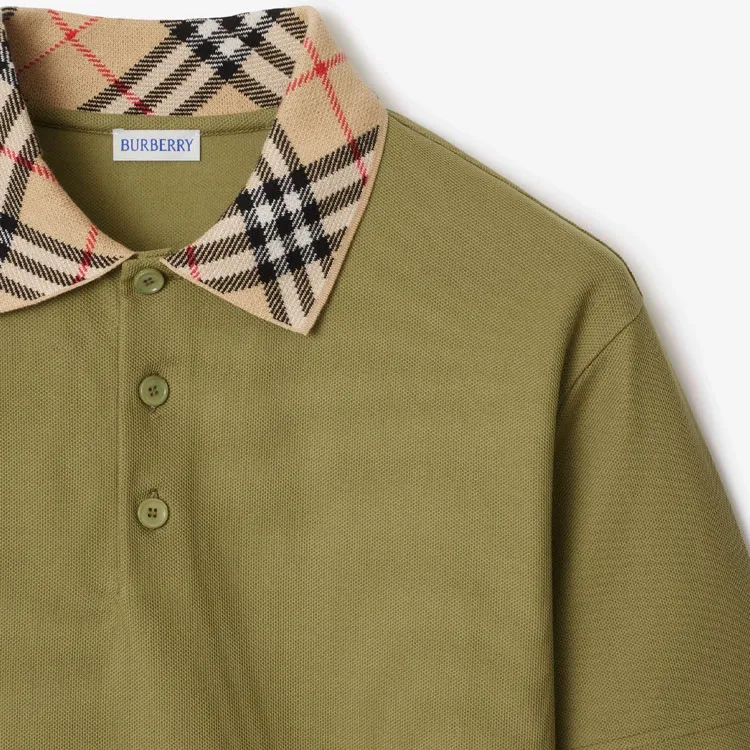 Burberry SS25 Polo Shirt Men's Green-4