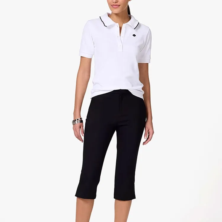 Kate Spade SS25 Polo Shirt Women's Fresh White-1