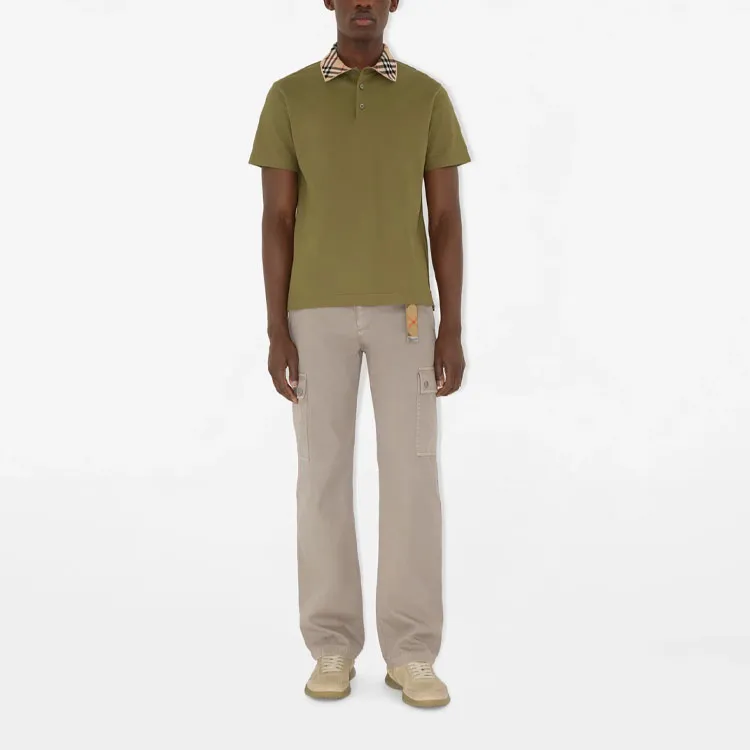 Burberry SS25 Polo Shirt Men's Green-1