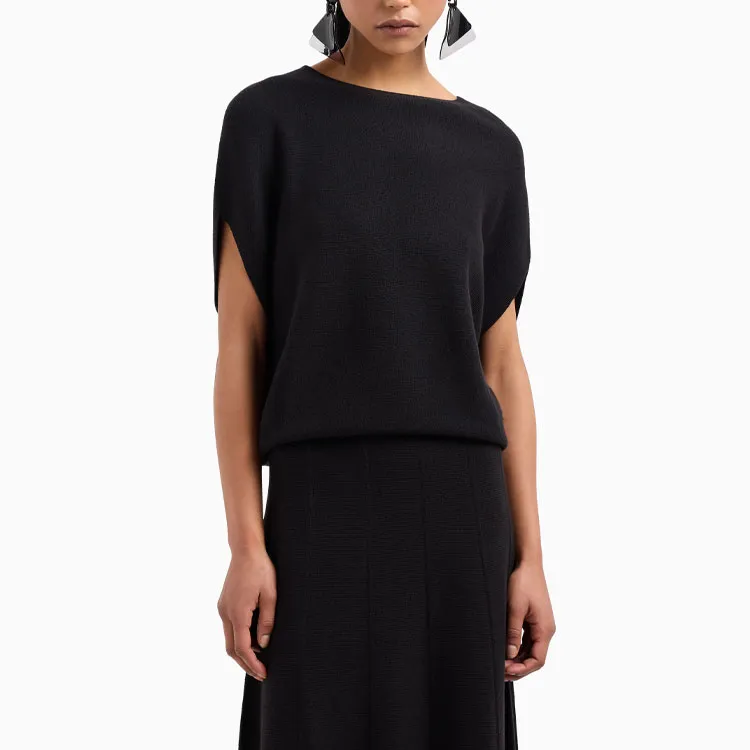 EMPORIO ARMANI Seamless Jumper In A Links stitch Knit-2