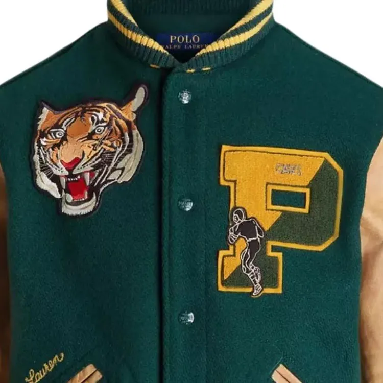 Polo Ralph Lauren Baseball Jacket Men's Green-4