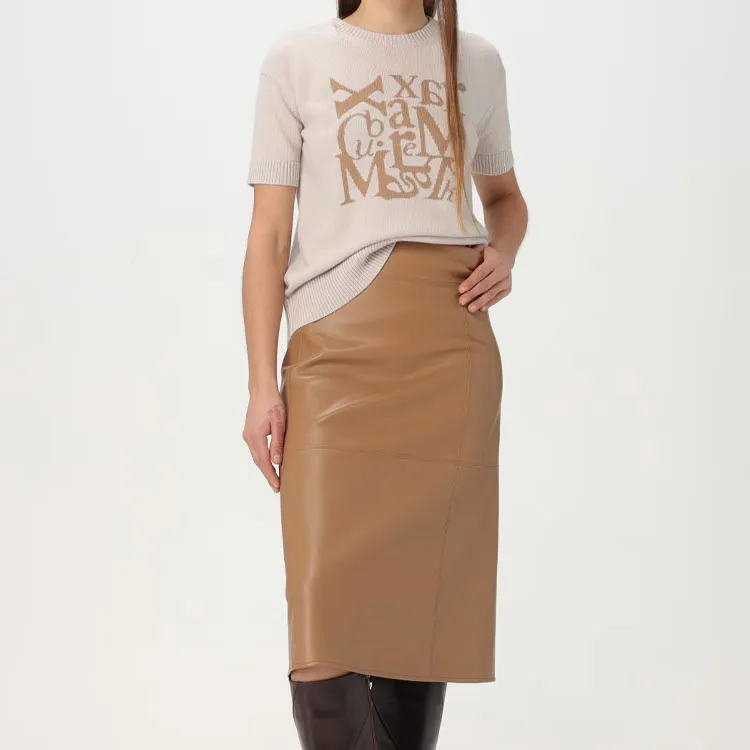 'S MAX MARA Logo Intarsia Crewneck Top-4