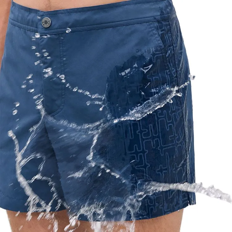 HERMES Swimming Shorts Men's Blue-4