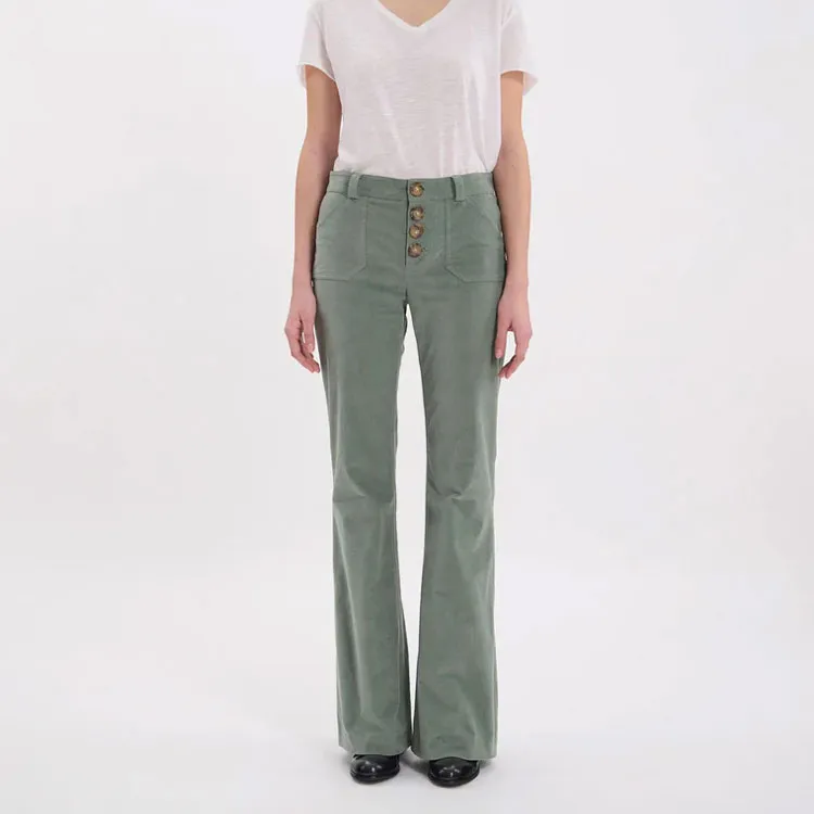 INES DE LA FRESSANGE Casual Pants Women's Green-1