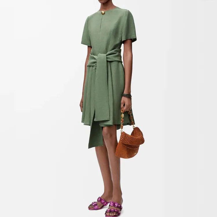 LOEWE Logo plaque Mini Dress-3