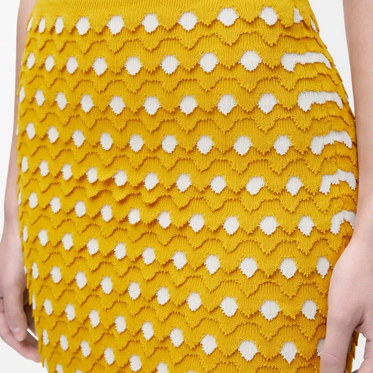 LOEWE Paula's Ibiza Casual Short Skirts Women's Yellow-4