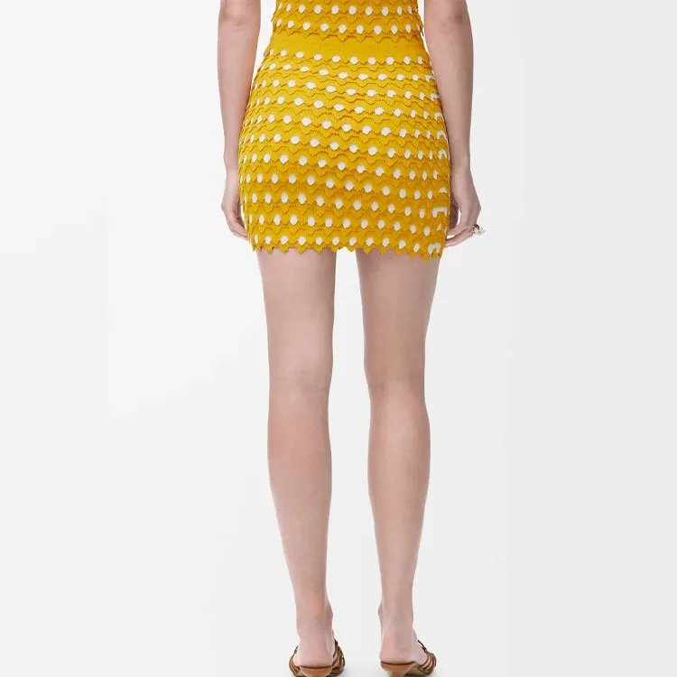 LOEWE Paula's Ibiza Casual Short Skirts Women's Yellow-2