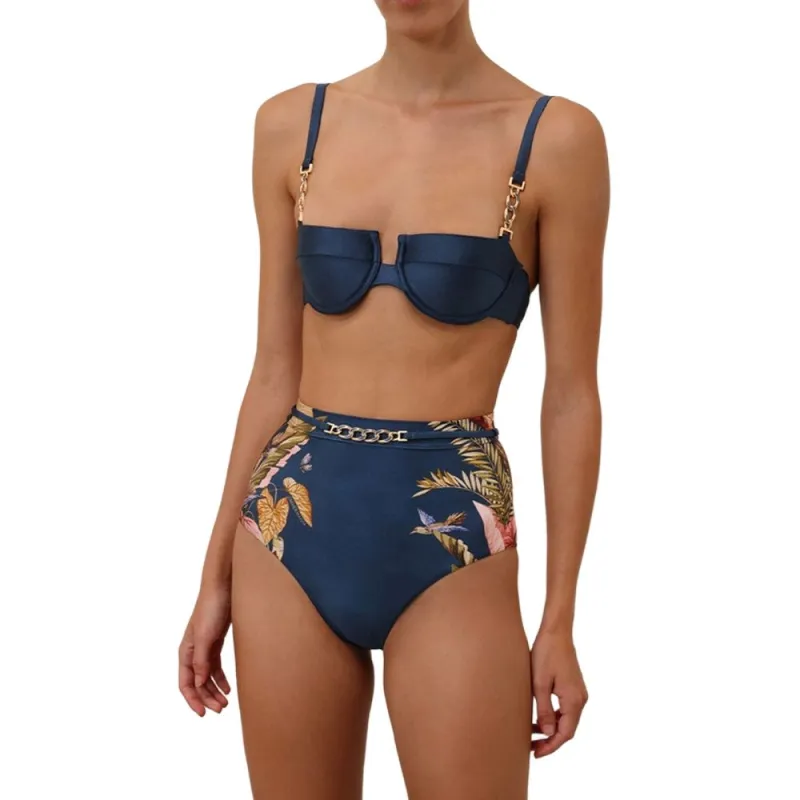 Zimmermann SS25 Bikini Women's Dark Blue-4
