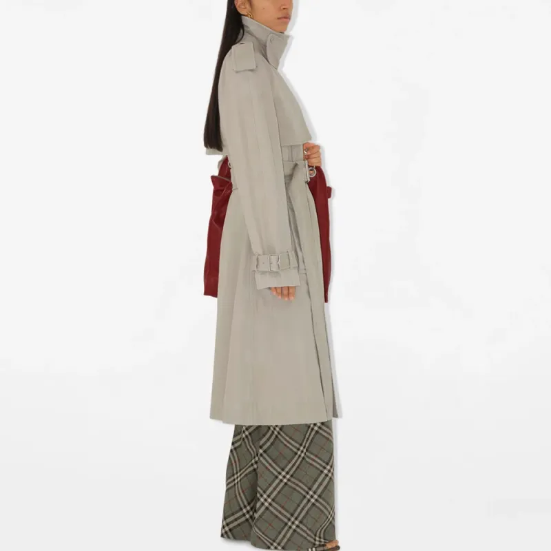 Burberry Trench Coat Women's Beige-3