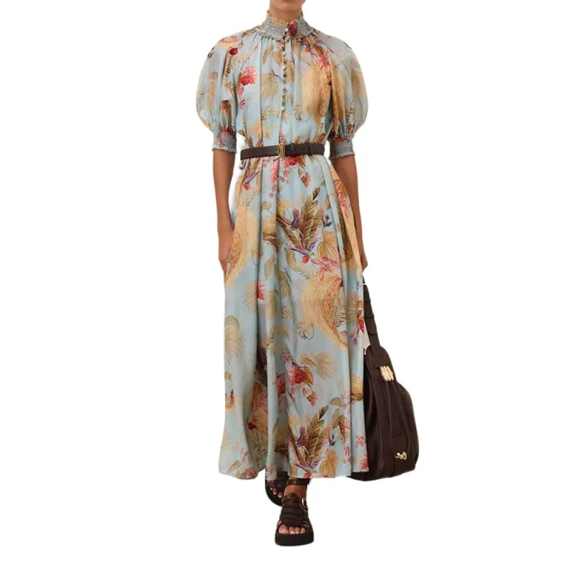 Zimmermann SS25 Short Sleeved Dress Women's Multicolor-5