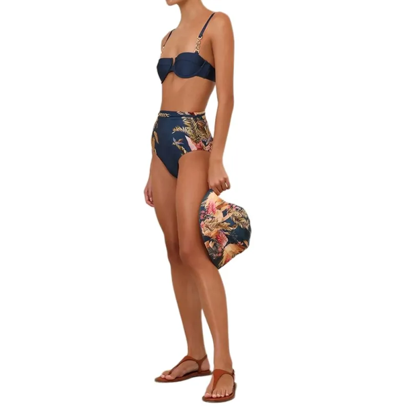 Zimmermann SS25 Bikini Women's Dark Blue-3