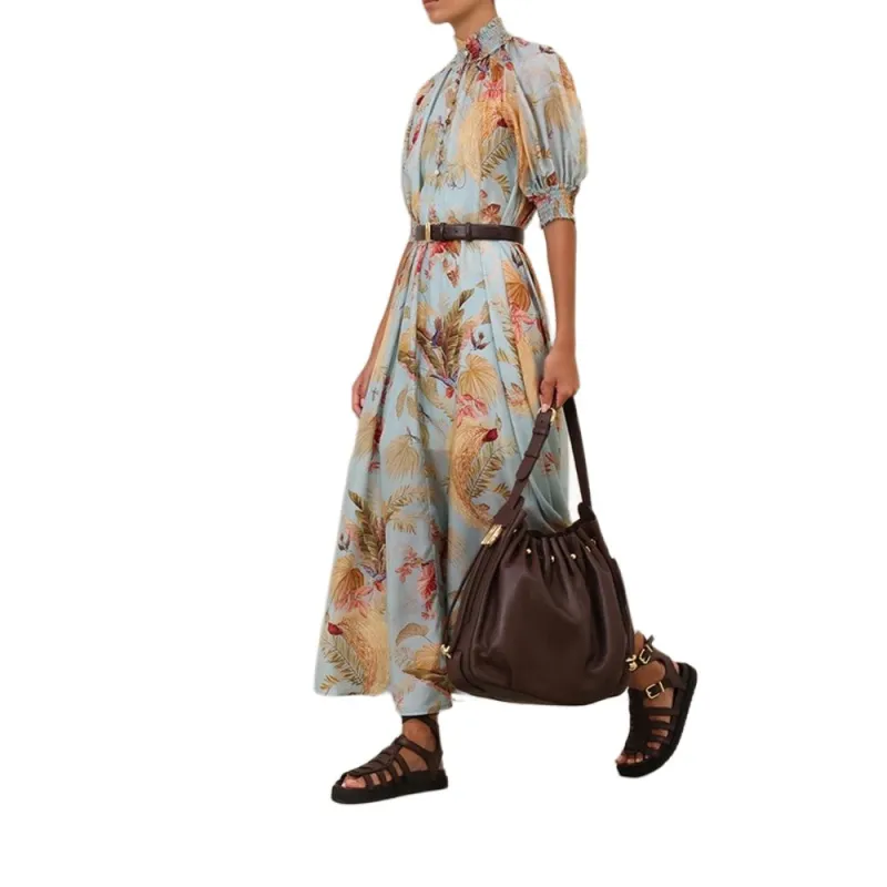 Zimmermann SS25 Short Sleeved Dress Women's Multicolor-6