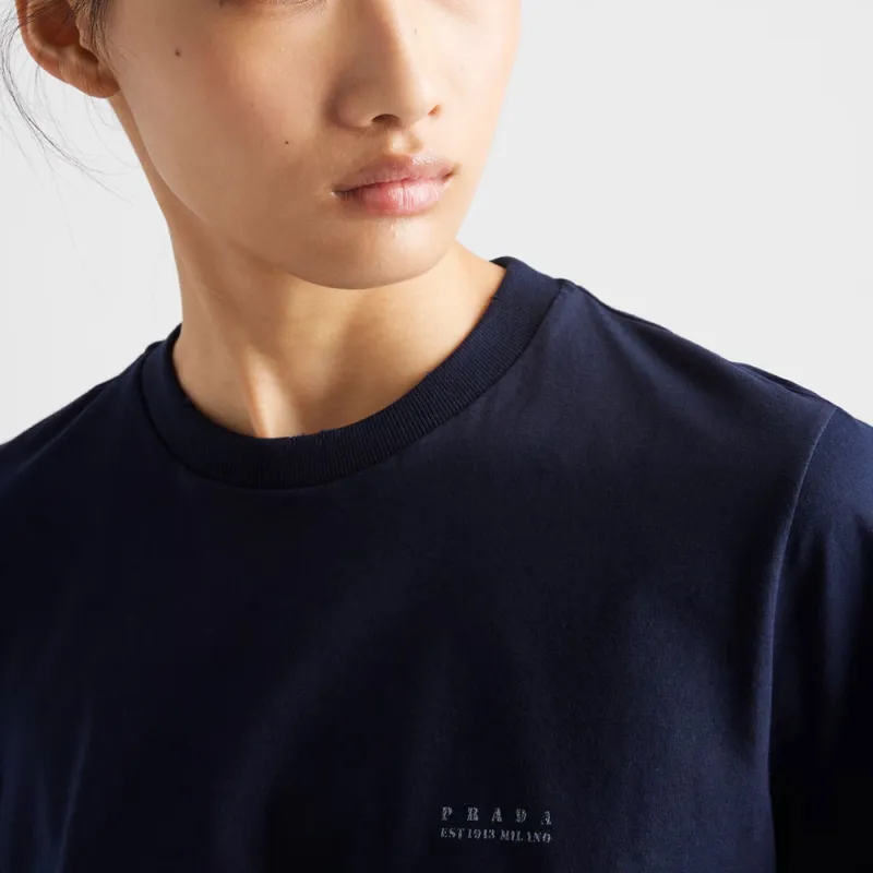 PRADA T Shirt Women's Marine Blue-5