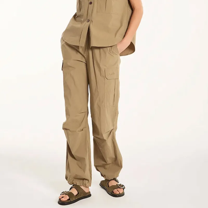 PAROSH Cargo Pants Women's Khaki-2