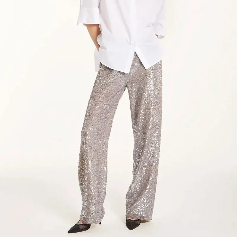 PAROSH Casual Pants Women's White-2