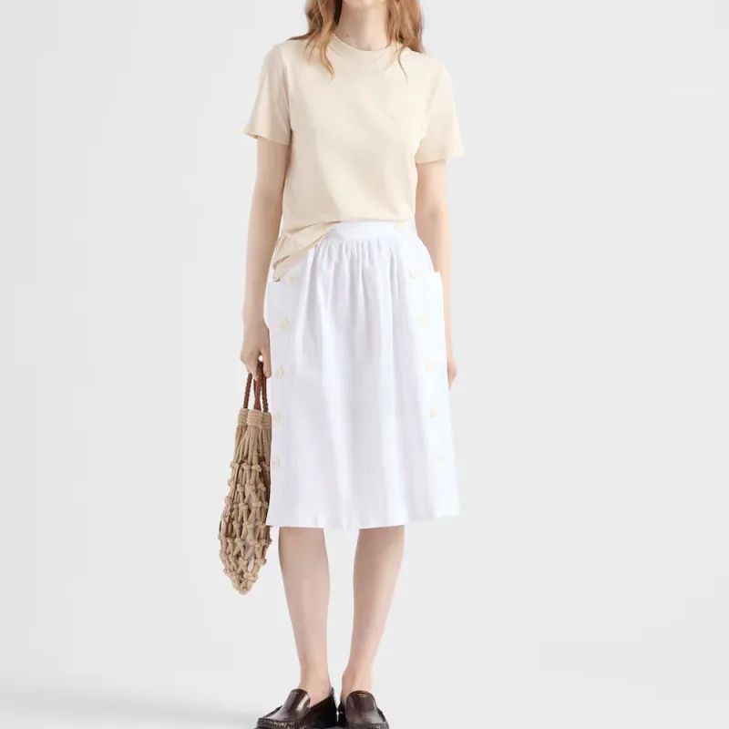 PRADA T Shirt Women's Pink Mist White-1