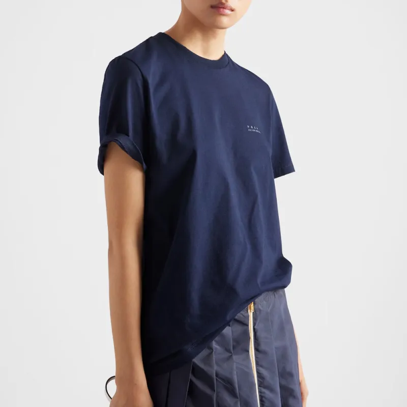 PRADA T Shirt Women's Marine Blue-3