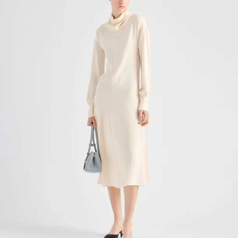 PRADA Silk Midi Dress-1