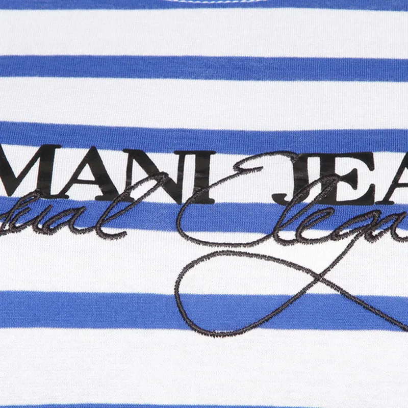 ARMANI JEANS Regular T Shirt Women's Blue-3