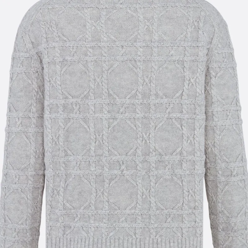DIOR Cashmere Sweater Men's Gray-2