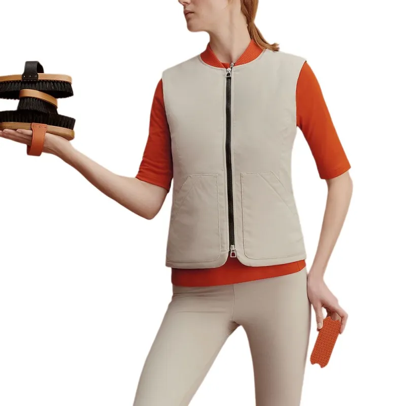 HERMES Raglan Sleeve T Shirt Women's Orange-2