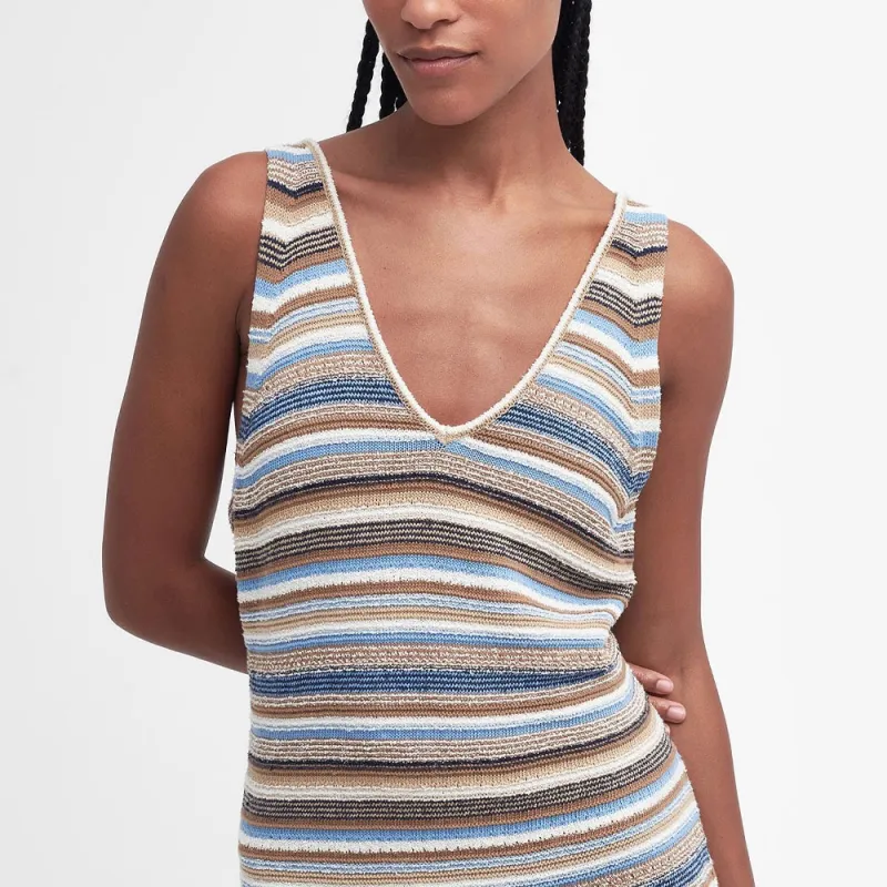 BARBOUR Sleeveless Dress Women's Multicolor-4