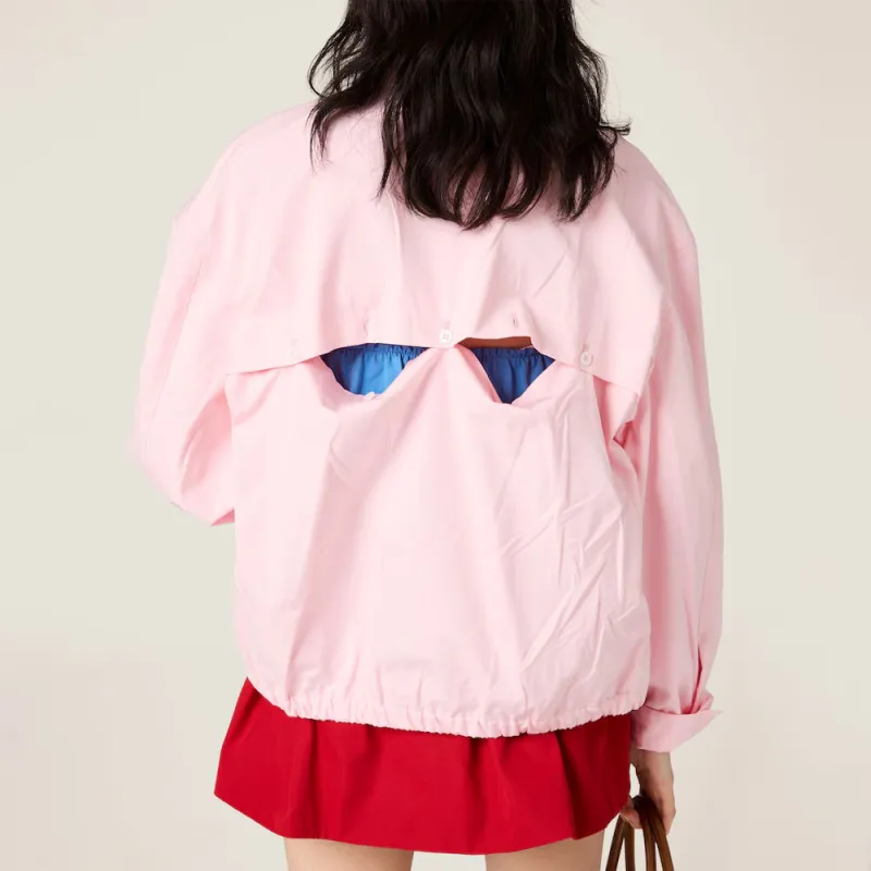 MIU MIU Poplin Shirt Jacket-3