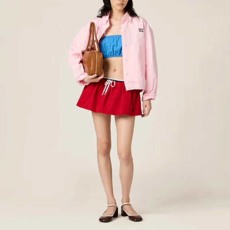 MIU MIU Poplin Shirt Jacket-1