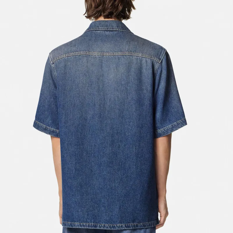 VERSACE Medusa Biggie Denim Shirt-2